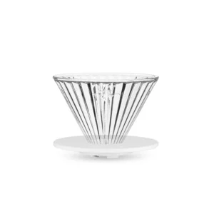 Elf Glass Dripper-Transparent-White base (MHW-3BOMBER)