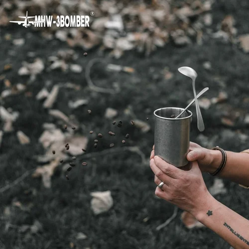 Stainless Steel Sealed Canister- 500ml- Silver Spot (MHW- 3BOMBER) - الصورة 3