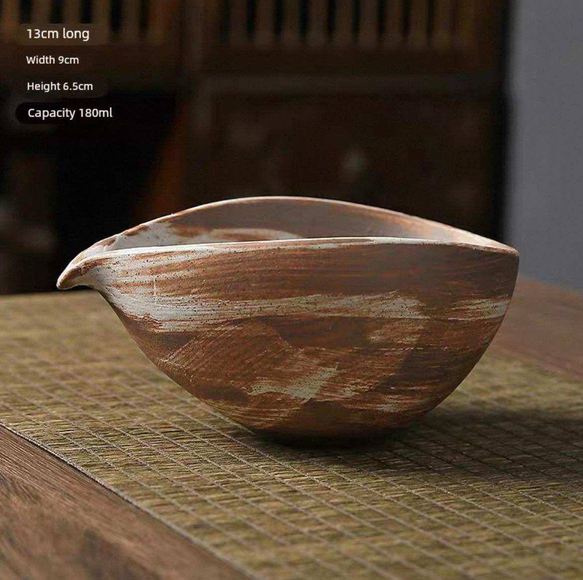 Rustic Ceramic Matcha Making Tea Sharing Pot