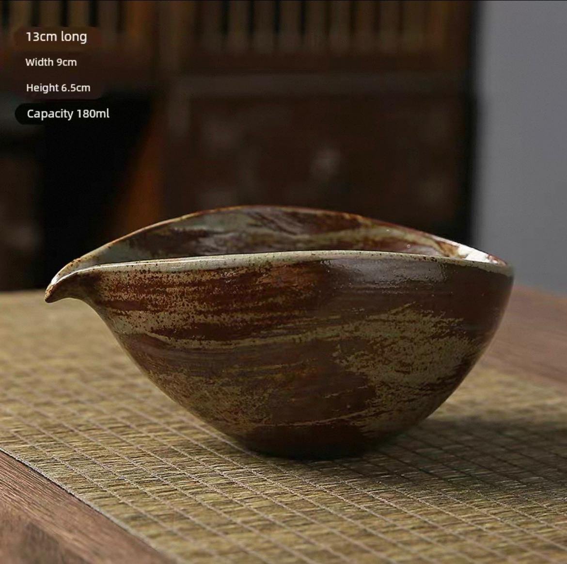 Rustic Ceramic Matcha Making Tea Sharing Pot