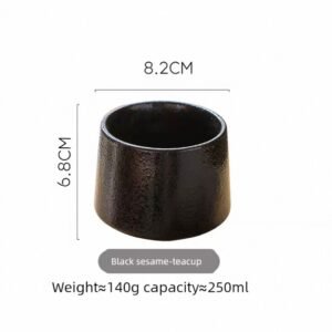 Retro Matcha Cup Latte Art Coffee Cup