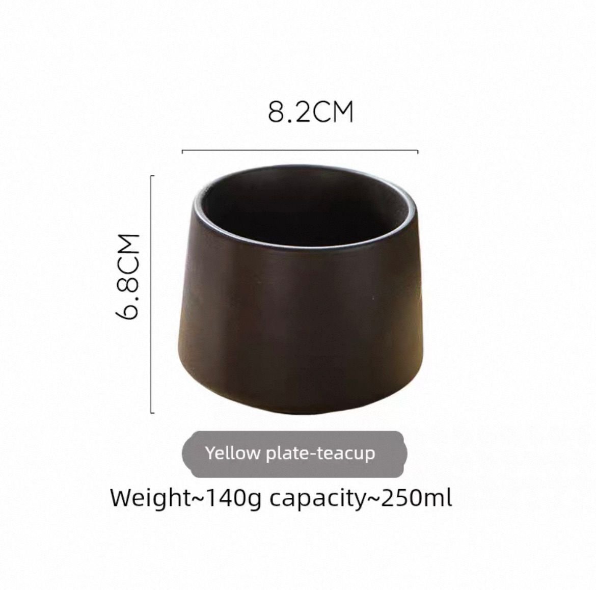 Retro Matcha Cup Latte Art Coffee Cup