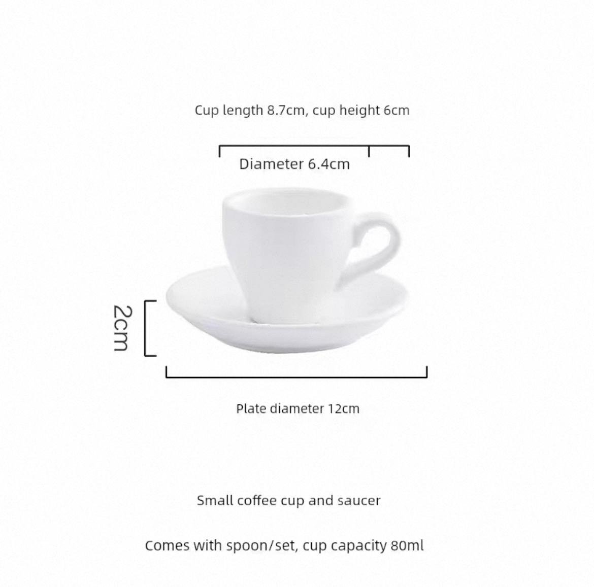 Espresso Cup With Saucer - الصورة 3