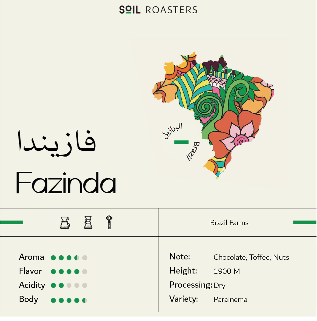 BRAZIL FAZINDA (SOIL ROASTERS)