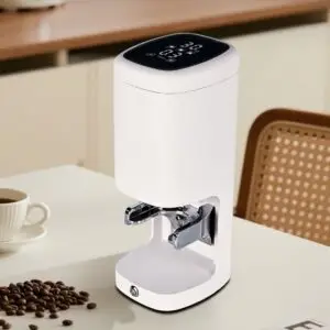 Automatic Tamper White 58.35mmI Pressure: 5-30kg I Drive Way: Auto Press I Voltage: 12V DC Power: 30W