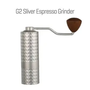 Manual Grinder I Silver 38mm 6 Pins I Capacity: 20g