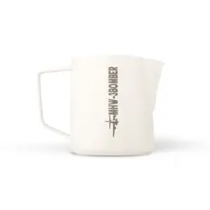 Milk Pitcher 3.0- 600ml- White- Sharp- Spout (MHW- 3BOMBER)