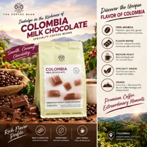 COLOMBIA MILK CHOCOLATE 250g BLACK SMITH ROASTERY