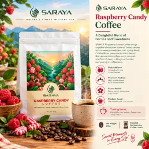 SARAYA Raspberry Candy Coffee 250g
